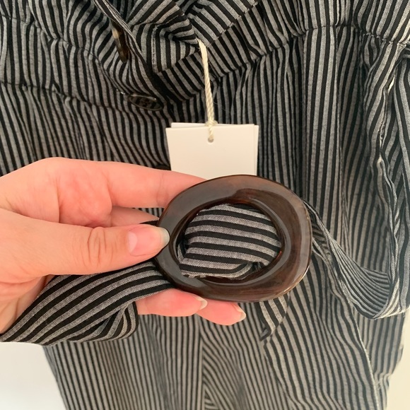 Nanushka Natchez paper bag pants in medium - Picture 13 of 15